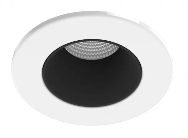 COLLERETTE M�TAL POUR ENCASTR� EF8, RONDE, COULEUR : BLANC OIR