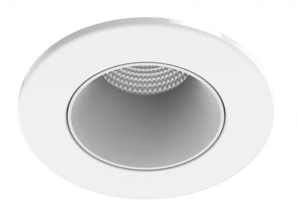 COLLERETTE M�TAL POUR ENCASTR� EF8, RONDE, COULEUR : BLANC