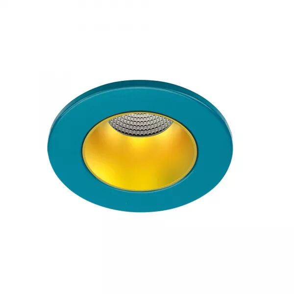 COLLERETTE POUR ENCASTR� EF8 - COULEUR BLEU PAON / INT. NOIR - FIXATION AIMANT�E