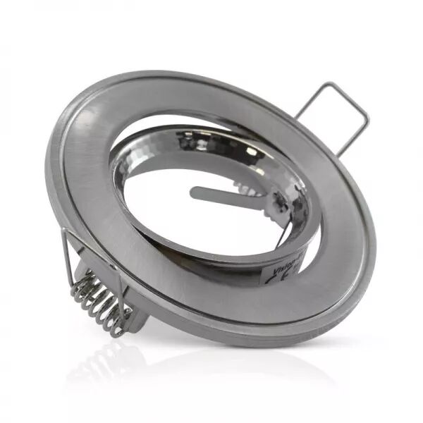 COLLERETTE SUPPORT DE SPOT DIAM 85MM ARGENT ORIENT