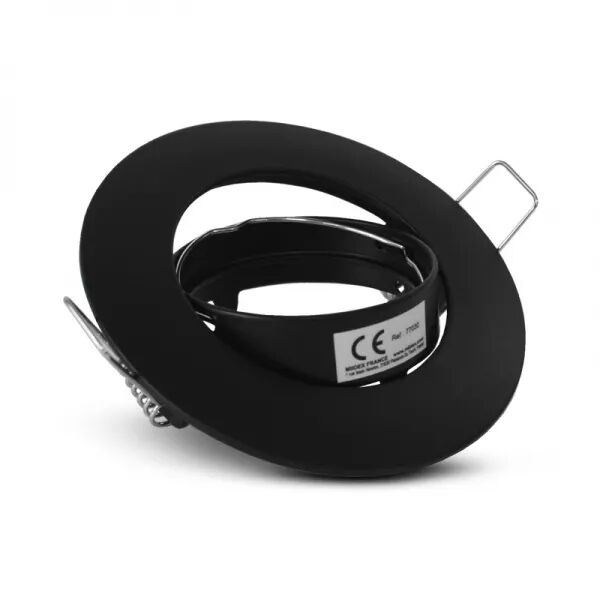 COLLERETTE SUPPORT DE SPOT DIAM 90MM NOIR ORIENT