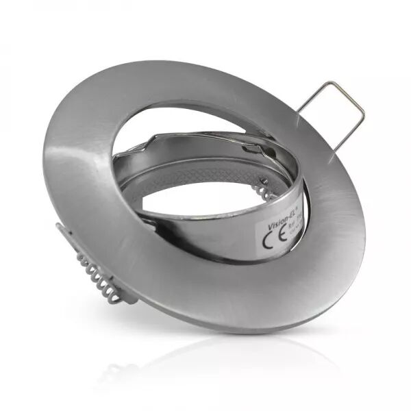 COLLERETTE SUPPORT DE SPOT DIAM 92MM ARGENT ORIENT