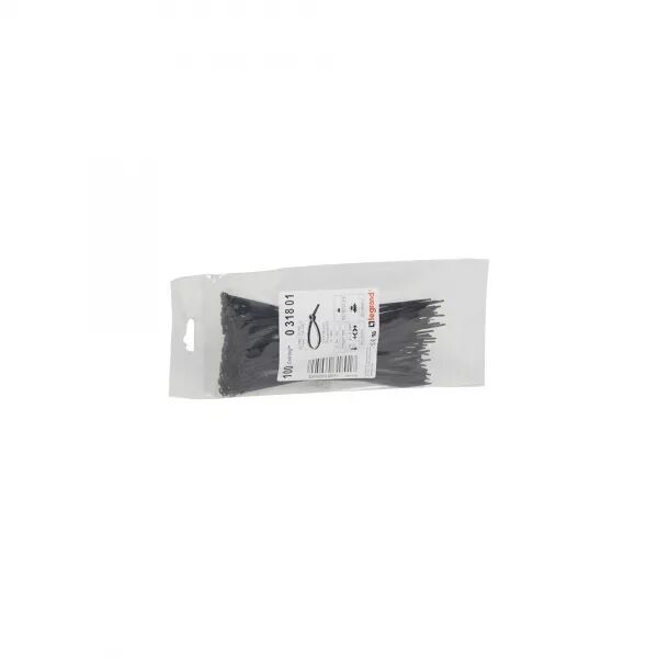 COLLIER COLRING LARGEUR 2,4MM LONGUEUR 145MM - SACHET DE 100 - NOIR