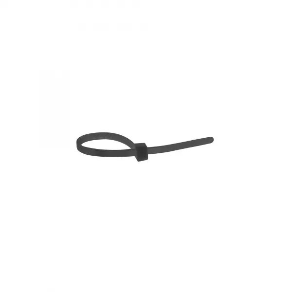 COLLIER COLRING NOIR � DENTURE INT�RIEURE LARGEUR 2,4MM ET LONGUEUR � PLAT 95MM