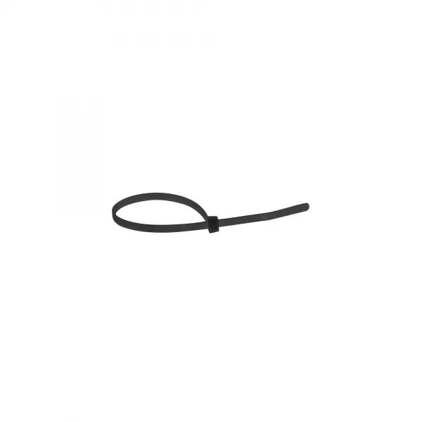 COLLIER COLRING NOIR � DENTURE INT�RIEURE LARGEUR 3,5MM ET LONGUEUR � PLAT 140MM