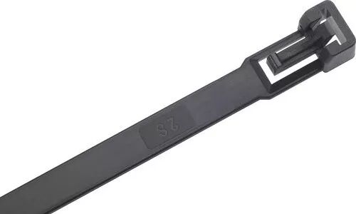 Collier de fixation 360 x 7,5mm Noir (SEL3434R)