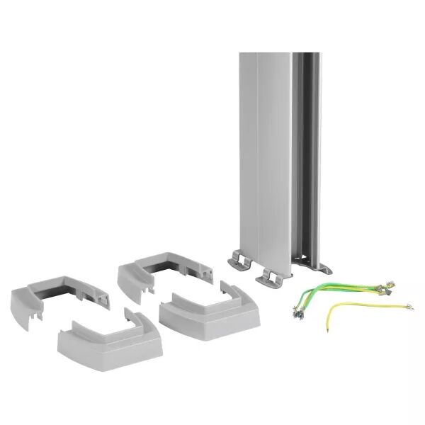 colonne 2 compartiments logix 2,67m aluminium (pw32320)