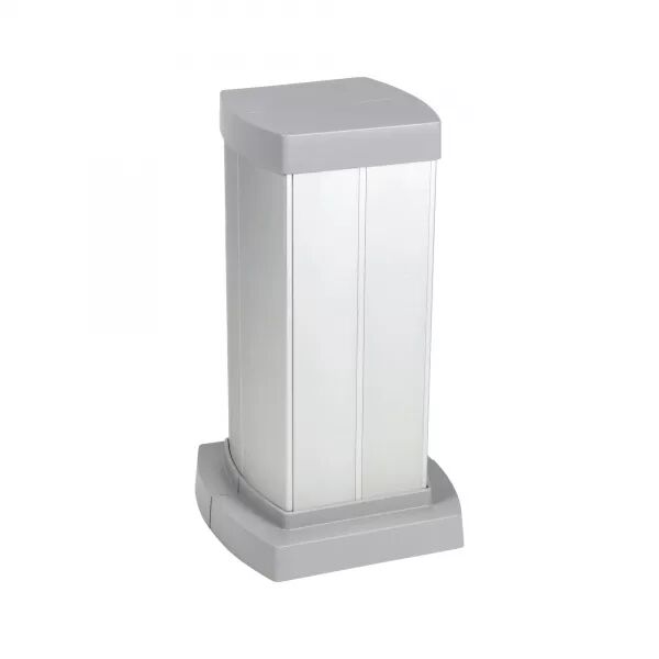 Colonnette 4 compartiments LOGIX 0,30m Aluminium
