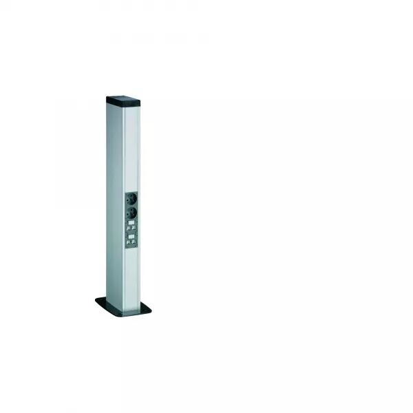 COLONNETTE OFFICEA H 650MM DOUBLE FACE ALU (ELN) ANODIS� NATUREL