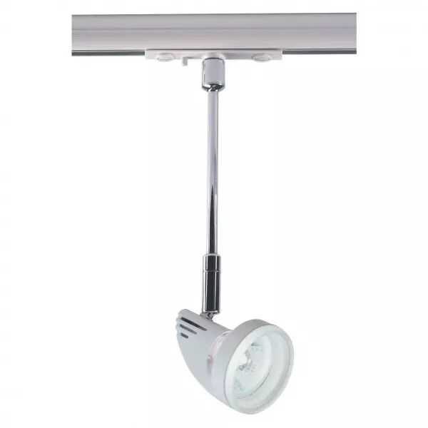 COLUMBIA 115 - Spot Rail 1 all. GU5,3 50W max, orient., blanc, lampe non incl. (4837)