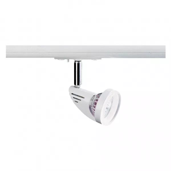 COLUMBIA 126 - Spot Rail 1 all. GU5,3 50W max, orient., blanc, lampe non incl. (4816)