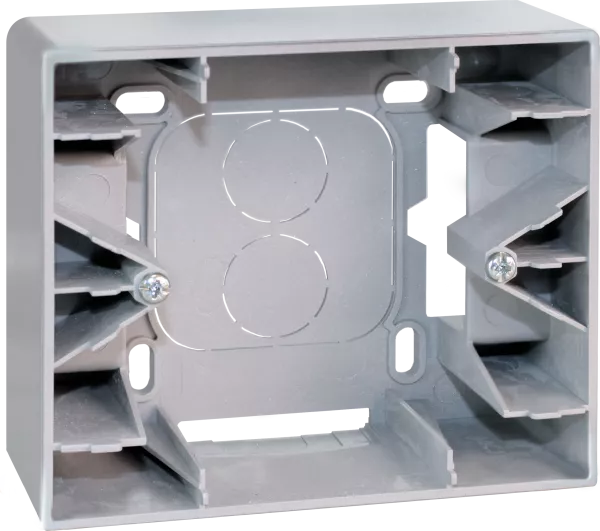 COMETE Cadre saillie 1 poste type A SILVER (61391A)