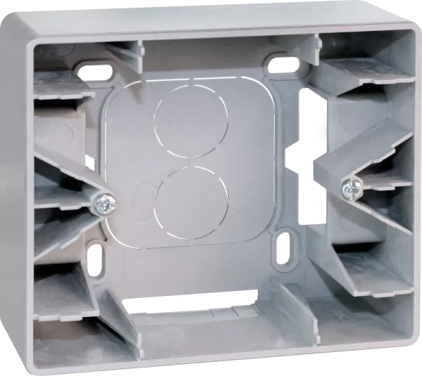COMETE Cadre saillie 1 poste type B SILVER (61391B)