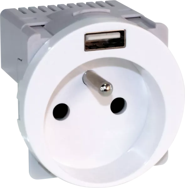 COMETE PC  2P+T + USB A BLC (61156)