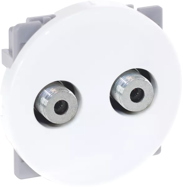 COMETE Prise Double TV  Multi. Serv. Type F BLC (61168)