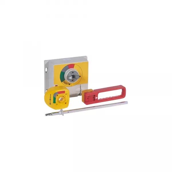 COMMANDE ROTATIVE D\'URGENCE D�PORT�E SUR PORTE IP55 POUR DPX�1600 - ROUGE/JAUNE