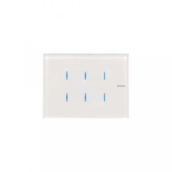 COMMANDE TACTILE AXOLUTE BUS KNX VERSION 6 FONCTIONS - BLANC