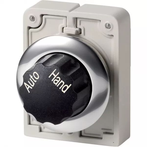 COMMUT ROTATIF, 30MM, AVEC BOUTON TOURNANT, 2 POSITIONS, ACCROCH (AUTO HAND)