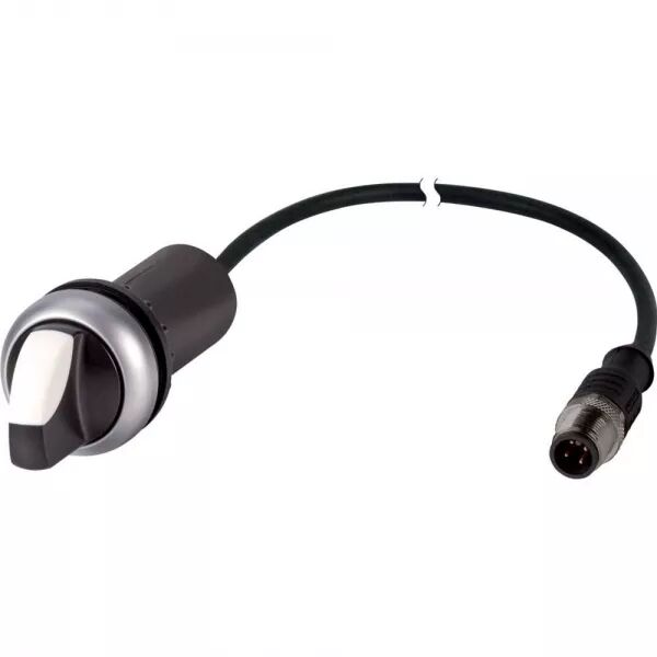 COMMUT ROTATIF, � MANETTE , � ACCROCH , 3 POS, 2NO, CABLE + CONNECTEUR M12A, 1 M