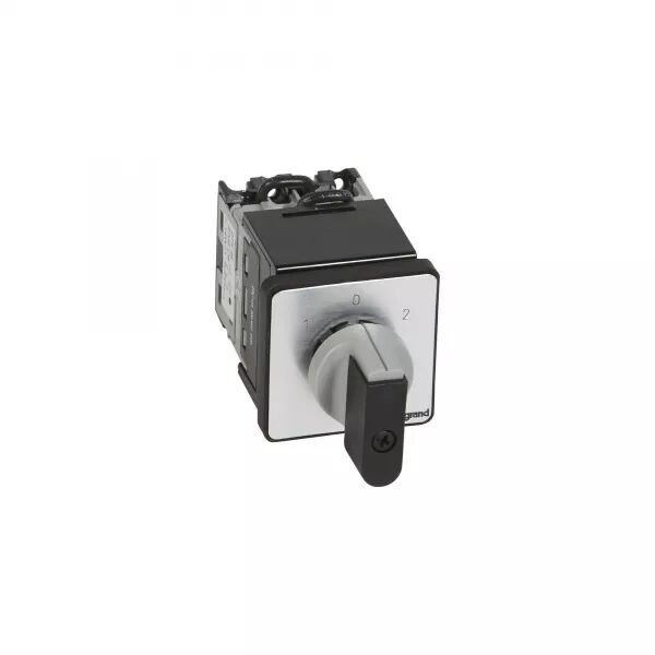 COMMUTATEUR - INVERSEUR AVEC ARR�T - MANETTE - PR 12 - 2P - FIXATION �22