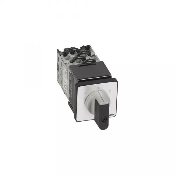 COMMUTATEUR - INVERSEUR AVEC ARR�T - MANETTE - PR 12 - 4P - FIXATION �22