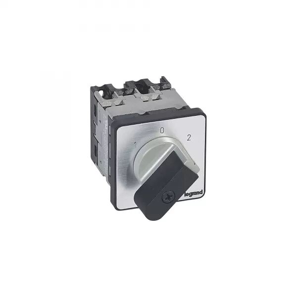 COMMUTATEUR - INVERSEUR AVEC ARR�T 45� - PR 12 - 2P - 4 CONTACTS - FIXATION VIS