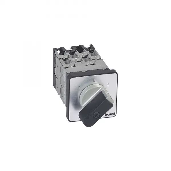 COMMUTATEUR - INVERSEUR AVEC ARR�T 45� - PR 12 - 4P - 8 CONTACTS - FIXATION VIS