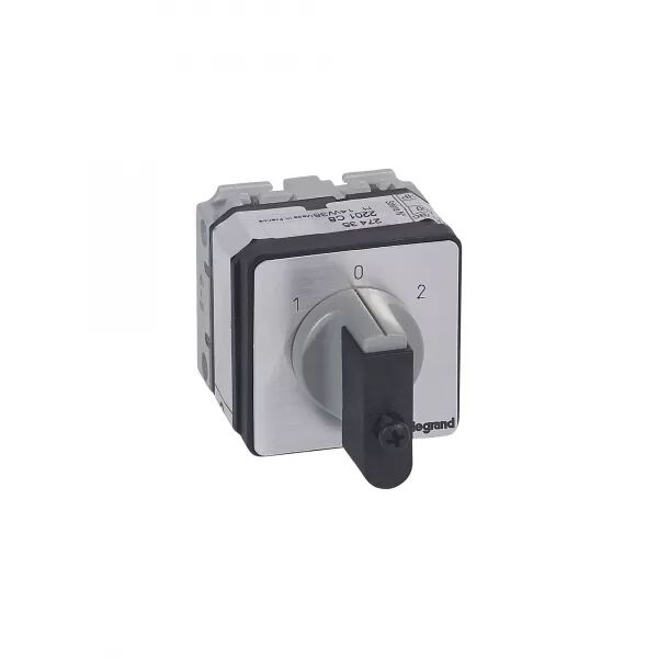 COMMUTATEUR - INVERSEUR AVEC ARR�T 45� - PR 17 - 1P - 2 CONTACTS - FIXATION VIS
