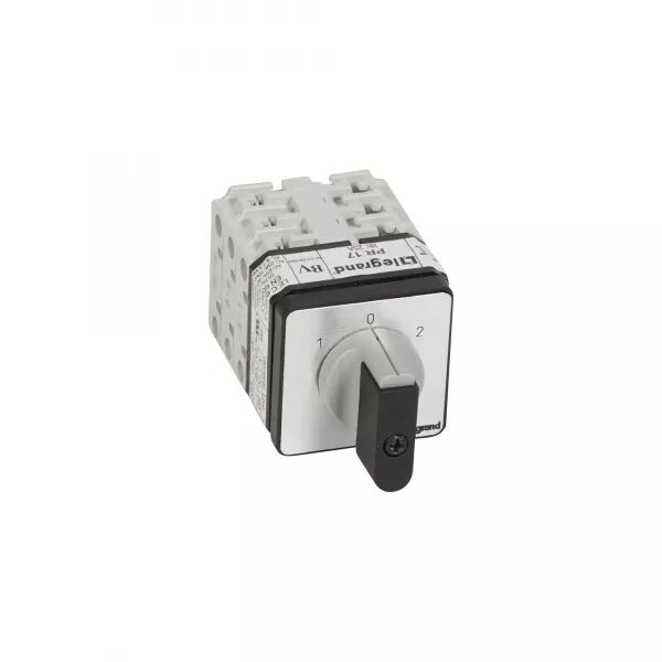 COMMUTATEUR - INVERSEUR AVEC ARR�T 45� - PR 17 - 3P - 6 CONTACTS - FIXATION VIS