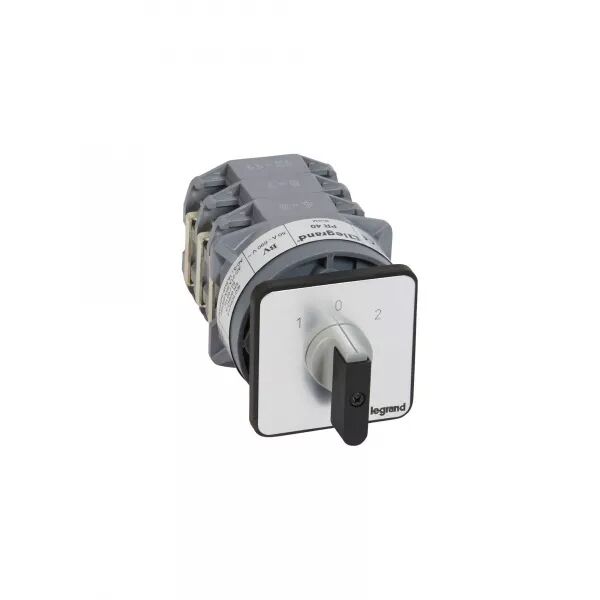 COMMUTATEUR - INVERSEUR AVEC ARR�T 45� - PR 40 - 3P - 6 CONTACTS - FIXATION VIS