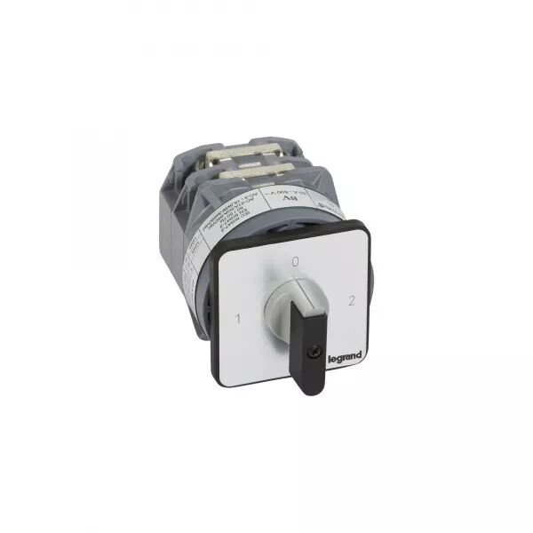 COMMUTATEUR - INVERSEUR AVEC ARR�T 90�- PR 40 - 2P - 4 CONTACTS - FIXATION VIS