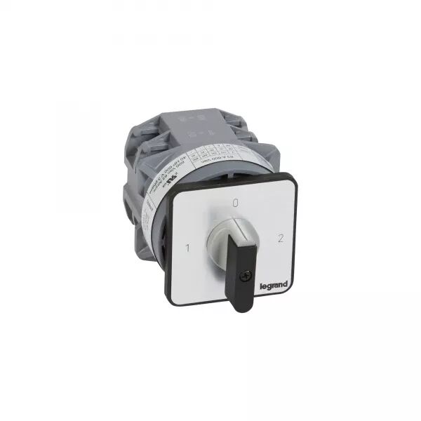 COMMUTATEUR - INVERSEUR AVEC ARR�T 90�- PR 63 - 2P - 4 CONTACTS - FIXATION VIS