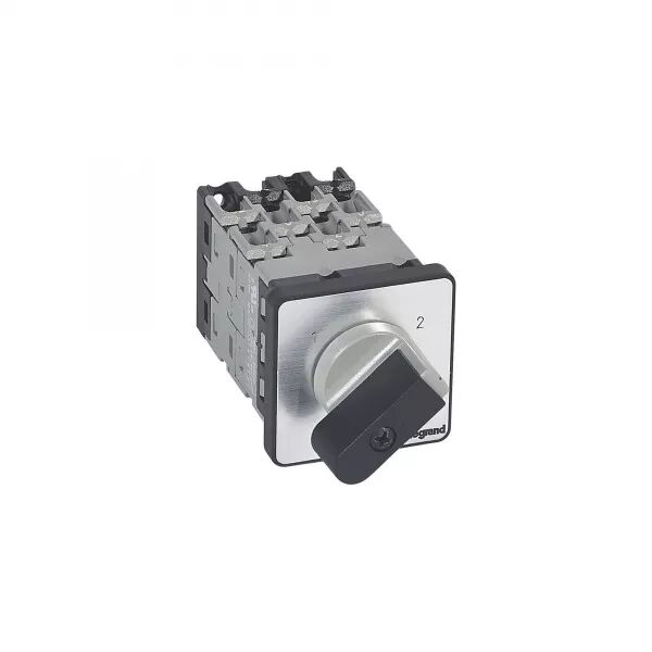 COMMUTATEUR - INVERSEUR SANS ARR�T - PR 12 - 4P - 8 CONTACTS - FIXATION VIS
