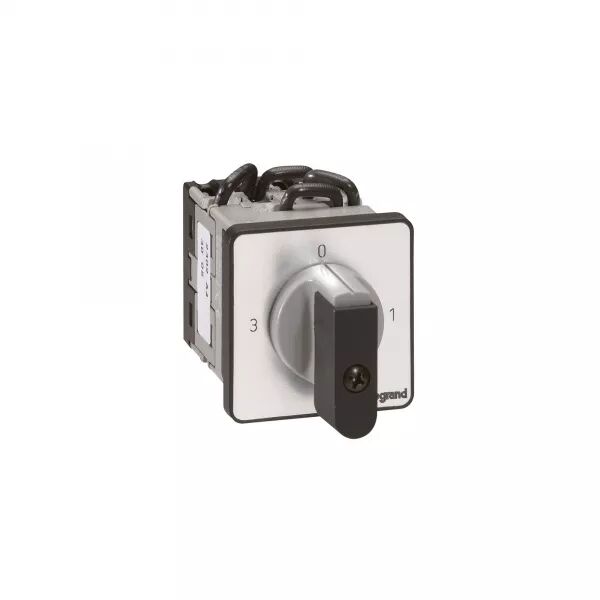 COMMUTATEUR 3 DIRECTIONS AVEC ARR�T - PR 12 - 2P - 6 CONTACTS - FIXATION VIS