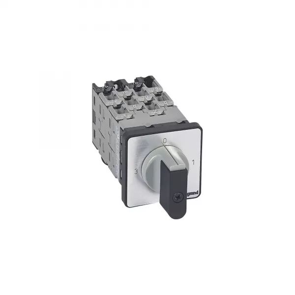 COMMUTATEUR 3 DIRECTIONS AVEC ARR�T - PR 12 - 3P - 9 CONTACTS - FIXATION VIS