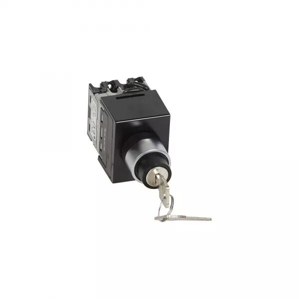 COMMUTATEUR � CAMES 3 DIRECTIONS AVEC ARR�T - T�TE DE COMMANDE � CL� - 1P