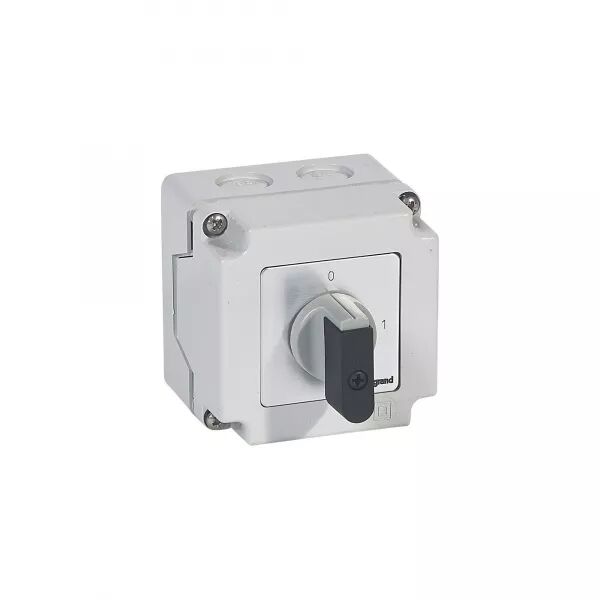 COMMUTATEUR � CAMES INTER MARCHE/ARR�T PR12 - 3P - 3 CONTACTS - BO�TIER 76X76MM