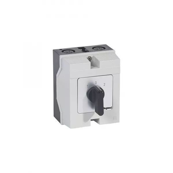 COMMUTATEUR � CAMES INVERSEUR - ARR�T 45� PR26 2P 4 CONTACTS - BO�TIER 96X120MM