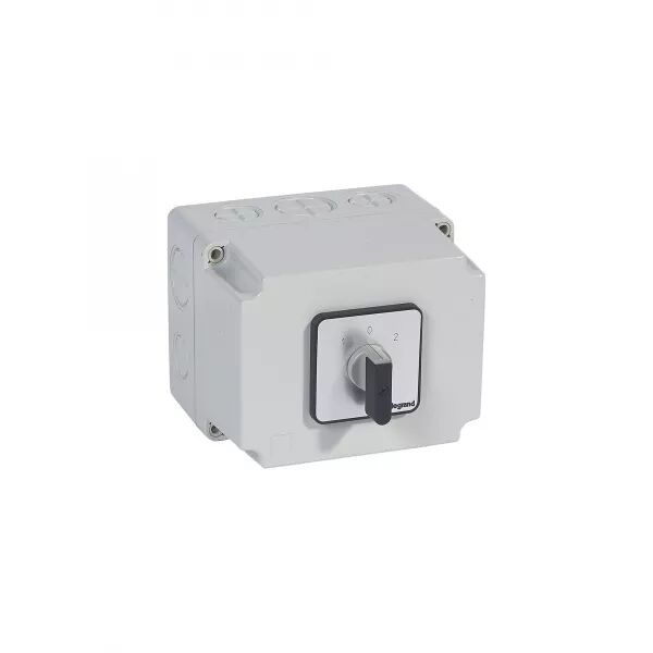 COMMUTATEUR � CAMES INVERSEUR - ARR�T 45� PR63 -3P -6 CONTACTS -BO�TIER 135X70MM