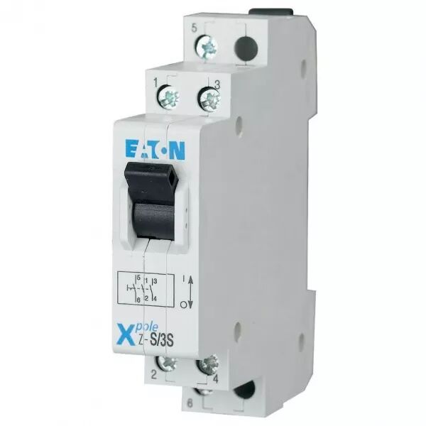 Commutateur de commande 12 F, 2 contact � ouverture, 16A, 230 V, 20kA (248337)