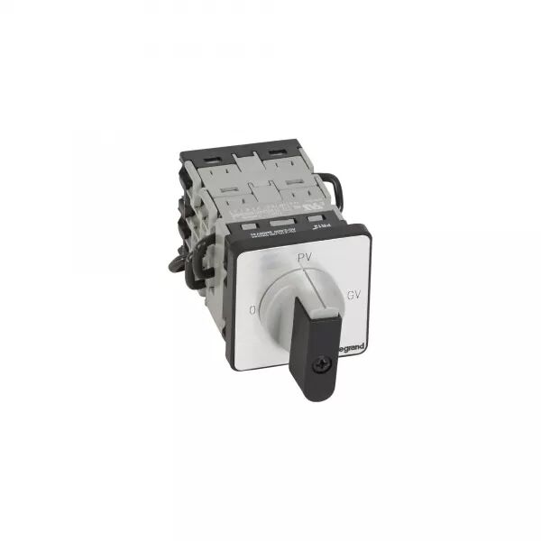 COMMUTATEUR MOTEUR 3P - D�MARREUR 2 VITESSES - PR 12 - 0-PV-GV - FIXATION VIS