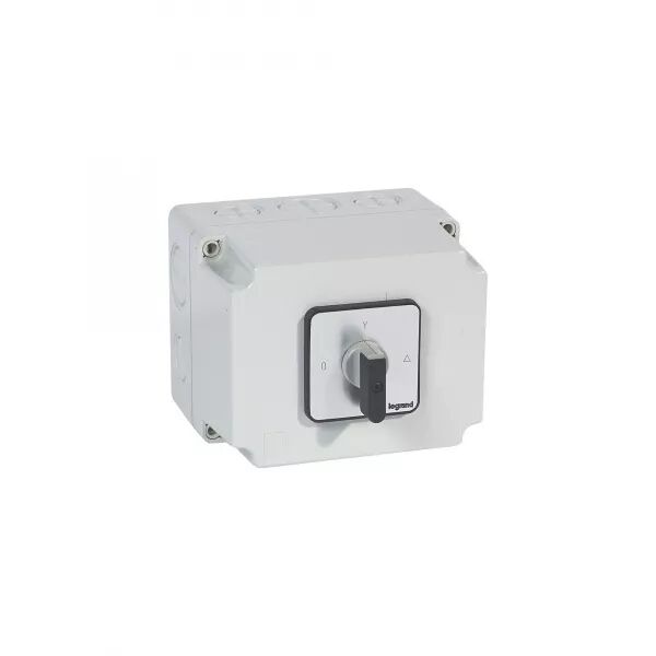 COMMUTATEUR MOTEUR TRIPHAS� - D�MARREUR 1 VITESSE - PR 40 - 8 CONTACTS - BO�TIER