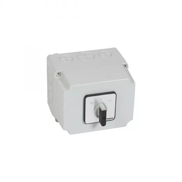 COMMUTATEUR MOTEUR TRIPHAS� - INVERSEUR 1 VITESSE - PR 40 - 5 CONTACTS - BO�TIER