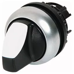 Commutateur rotatif, manette, 2 positions, noir, � accrochage (216867)
