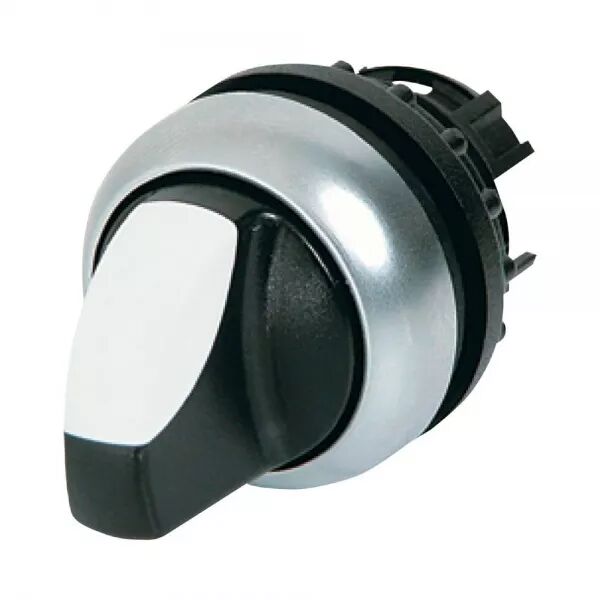 COMMUTATEUR ROTATIF, MANETTE, 3 POS., NOIR, � ACCROCHAGE, INSCRIPTION SP�CIALE