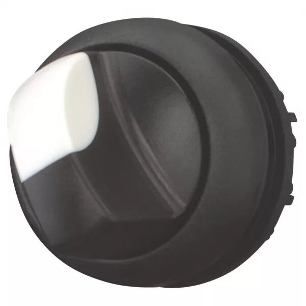 Commutateur rotatif, manette, position V, noir, � rappel (216875)