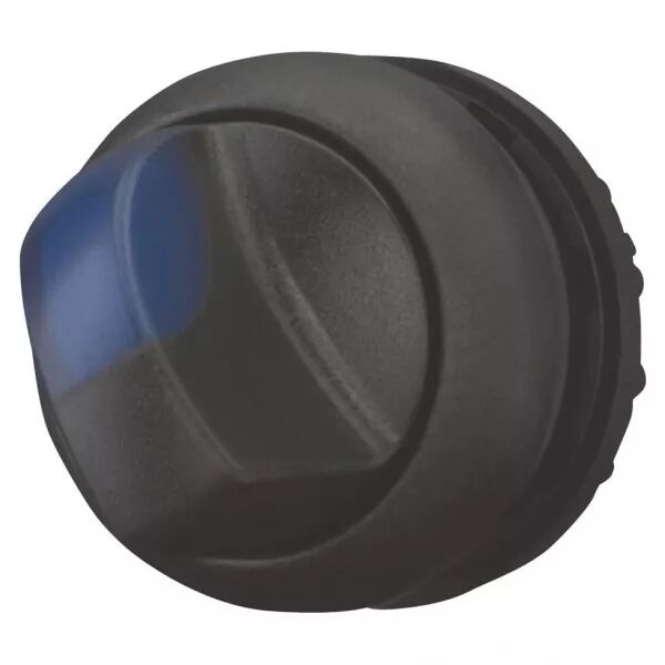 Commutateur rotatif lumineux, 2 positions, bleu, � rappel (284544)