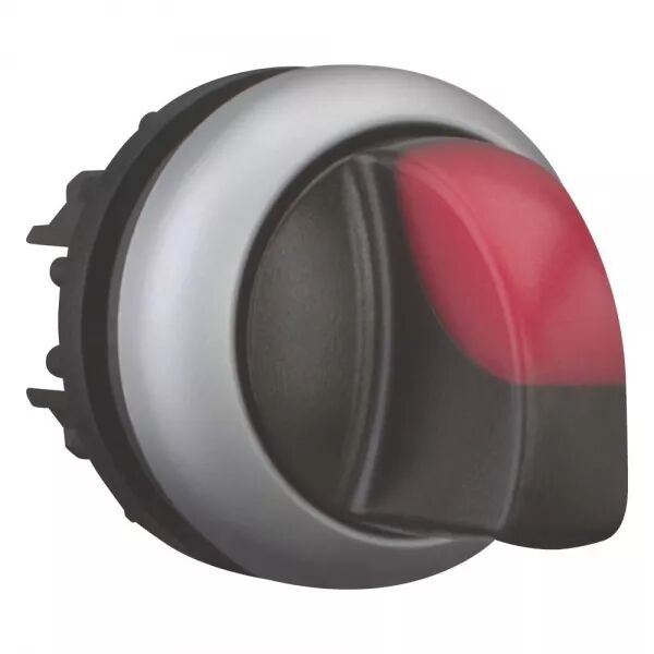 COMMUTATEUR ROTATIF LUMINEUX, 3 POSITIONS, ROUGE, � ACCROCHAGE