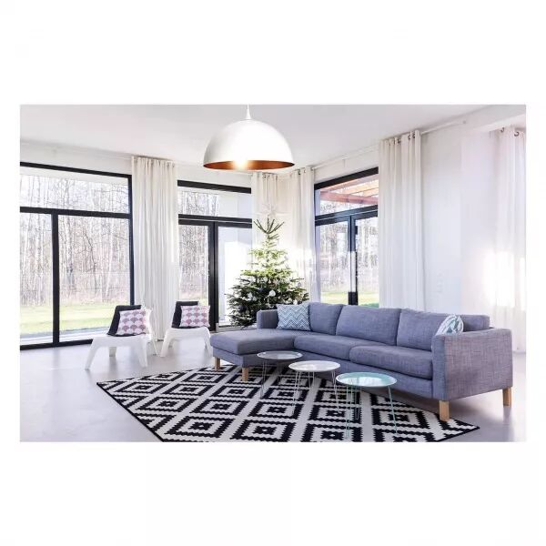 COMO - Suspension E27 60W max, �335mm, acier blanc/int.cuivr�, Lpe non incl. (4208)