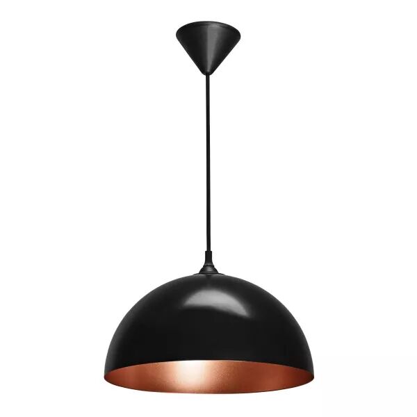 COMO - Suspension E27 60W max, �335mm, acier noir/int.cuivr�, Lpe non incl. (4210)